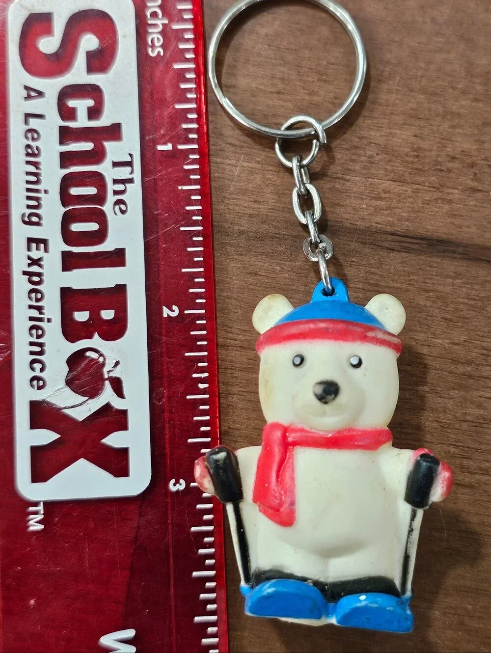 19 Vintage Mini Rubber Bear Animal Keychains  Novelty Figures Nanbei GAP Stamp